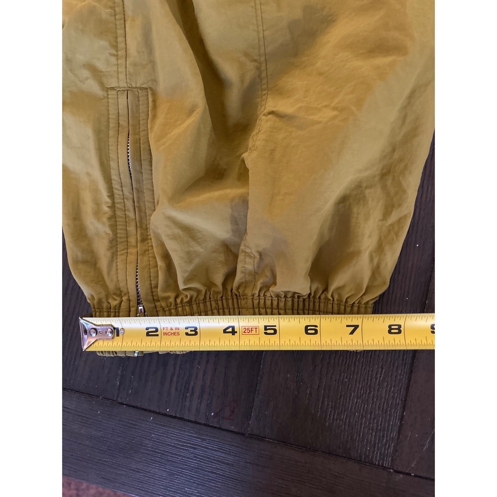 Old Navy Mens XXL Tall Quick Dry Cargo Jogger Pants Mustard Yellow Zipper Cuffs - Picture 10 of 10